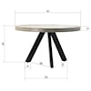 Dovetail Furniture Dining Tables Camrose Table