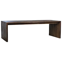 Merwin 94" Dining Table Dark Finish