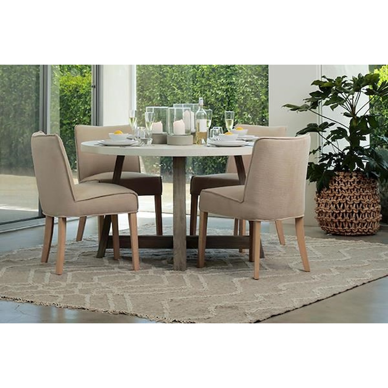 Dovetail Furniture Dining Tables Seaton Dining Table