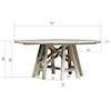 Dovetail Furniture Dining Tables Madison Dining Table