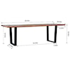 Dovetail Furniture Dining Tables Castro Dining Table