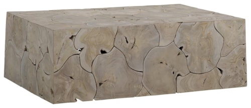 Briar Coffee Table w/ Bleached Finish