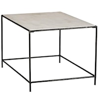Miro Sidetable with White Marble Top