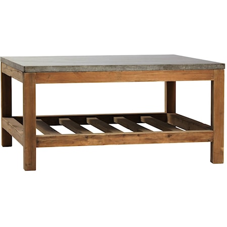 Dagny Coffee Table with Reclaimed Wood