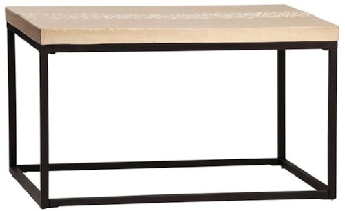 Mayes Coffee Table with Hand-Etched Design