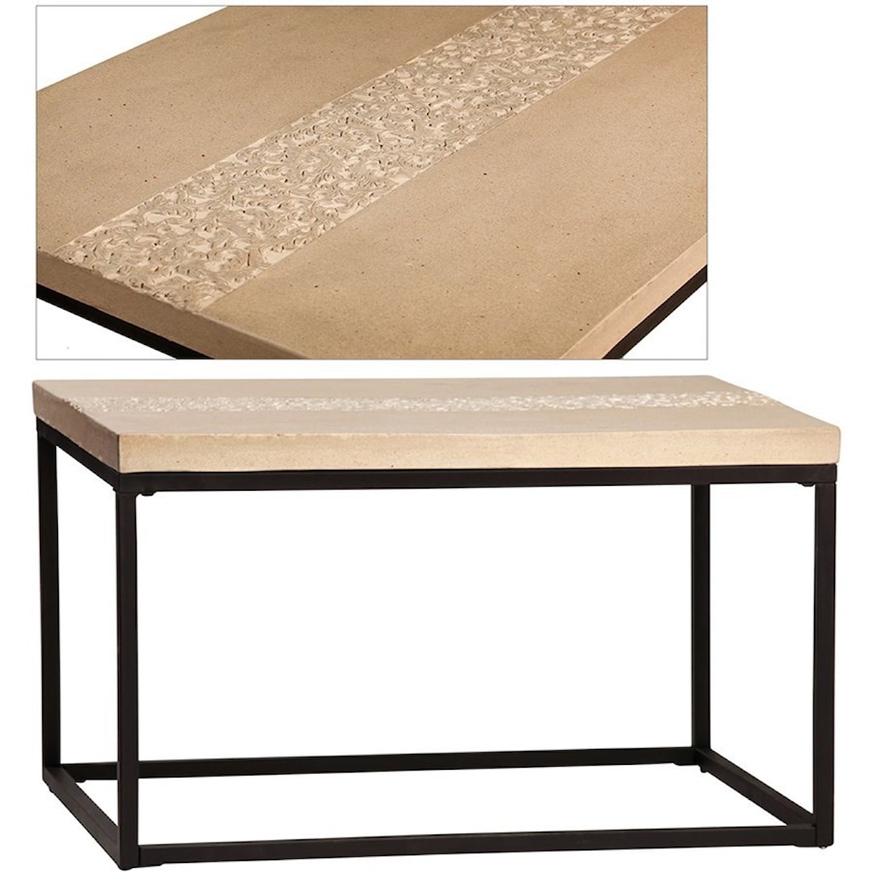 Dovetail Furniture Living Mayes Coffee Table