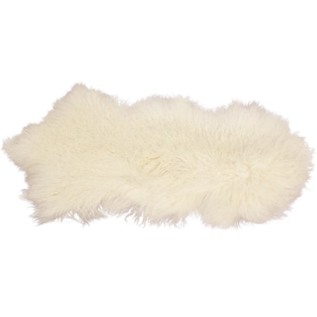Mohair White Rug