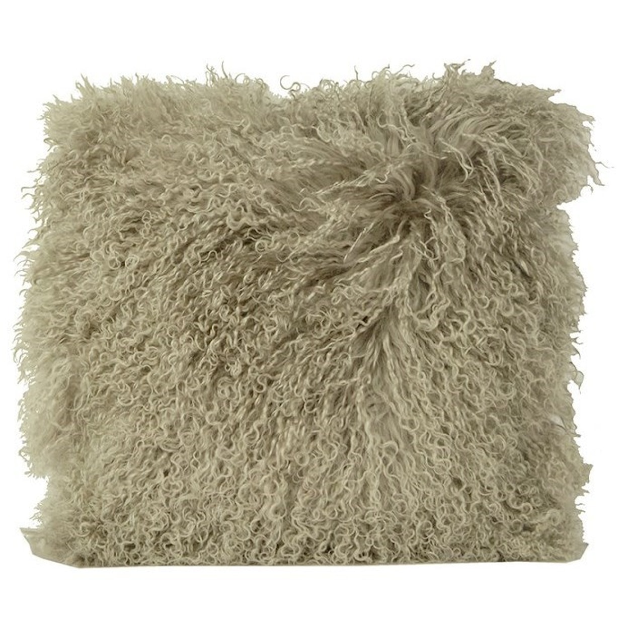 Dovetail Furniture Mohair Mohair Light Grey Pillow