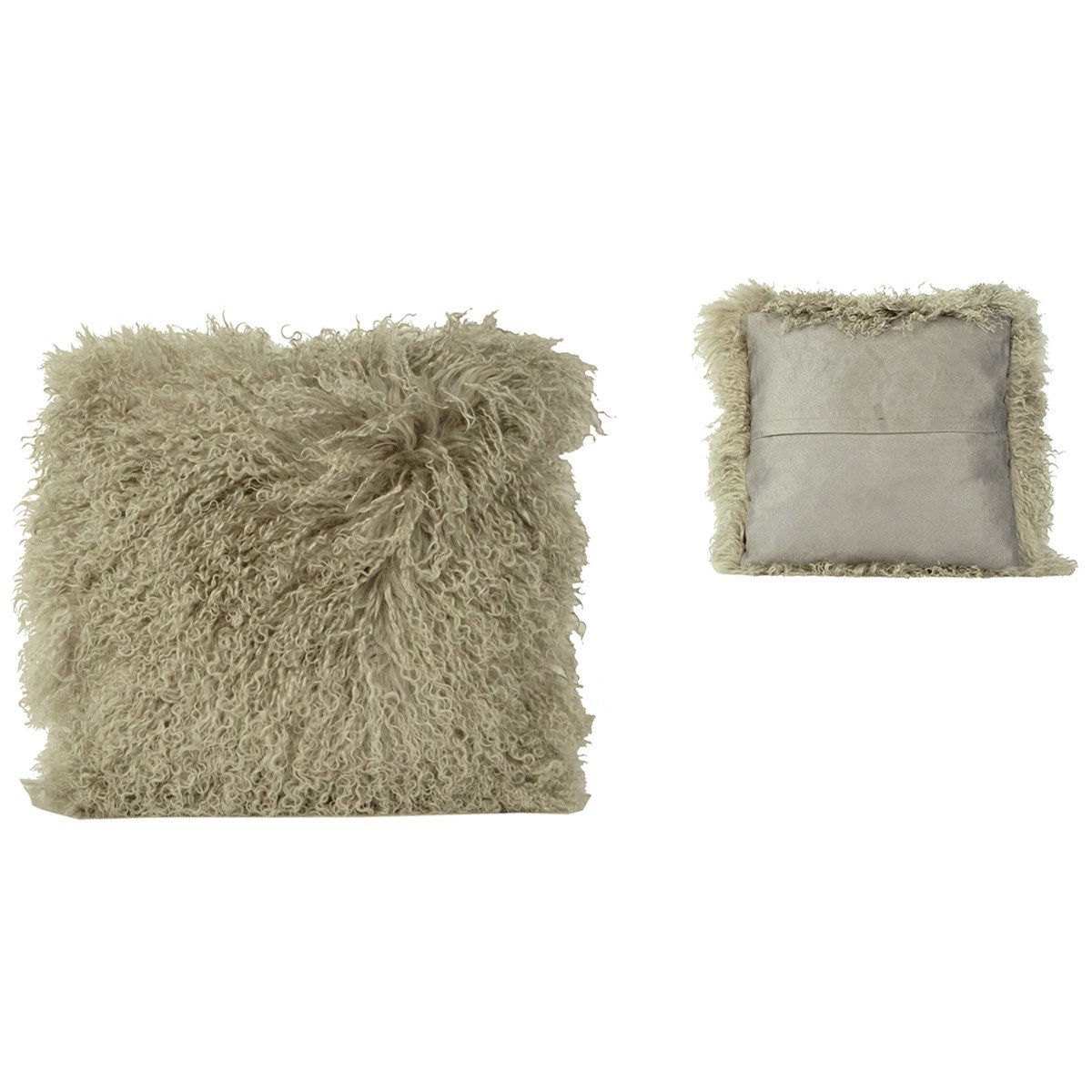 Mohair Light Grey Pillow