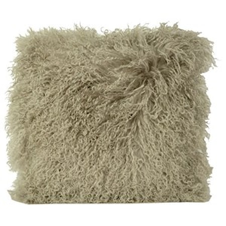 Mohair Light Grey Pillow