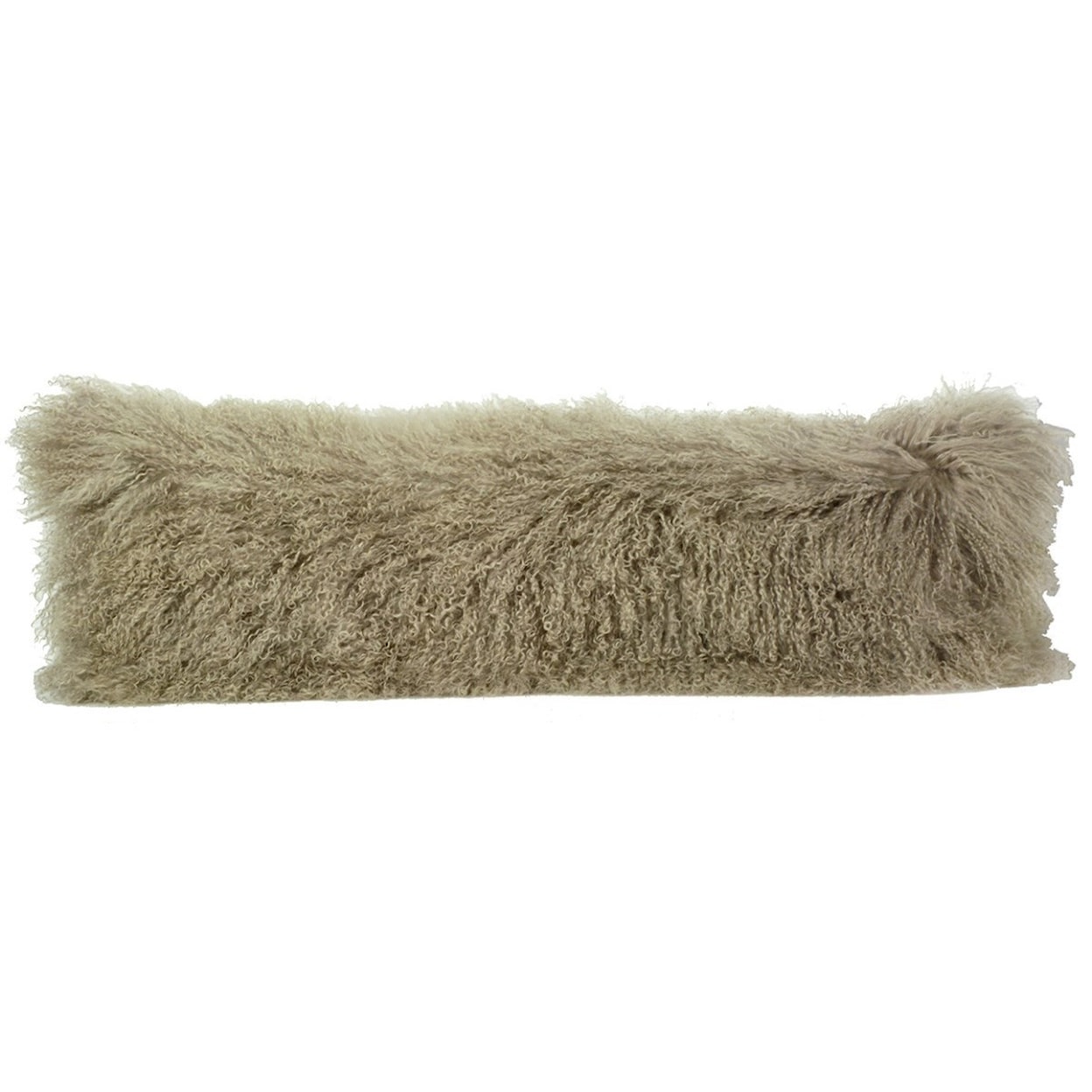 Dovetail Furniture Mohair Mohair Light Grey Pillow