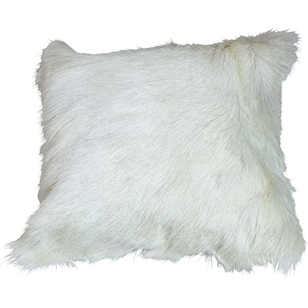 Fur Pillow White