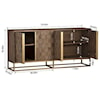 Dovetail Furniture Sideboards/Buffets Trento Sideboard