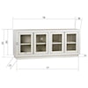 Dovetail Furniture Sideboards/Buffets Miranda Sideboard