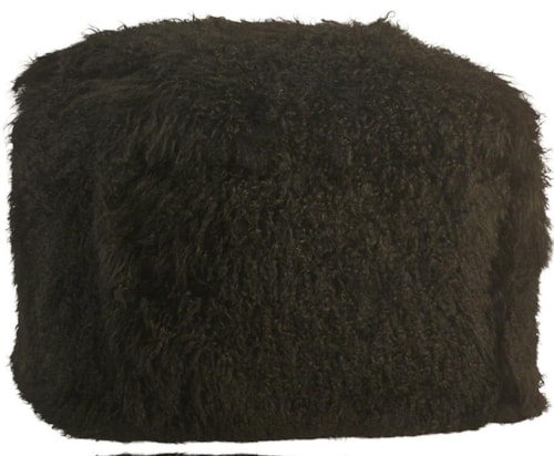 Khiera Pouf in Black