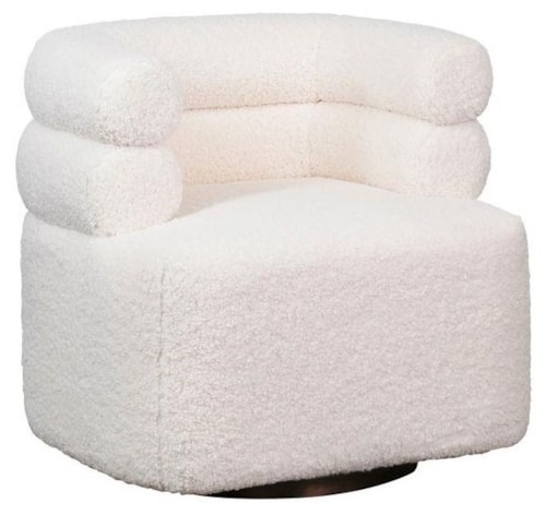 Jolo Swivel Chair in Cream