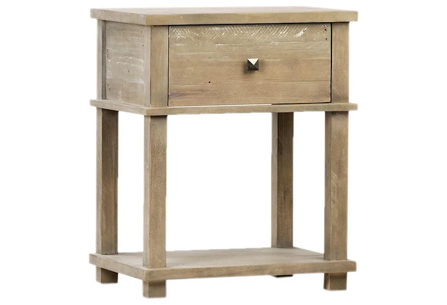 Vardy Vardy End Table by Dovetail Furniture at Malouf Furniture Co.