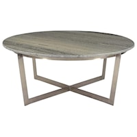 Yazo Coffee Table- Nickel