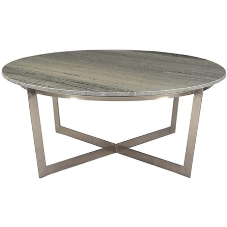 Yazo Coffee Table- Nickel