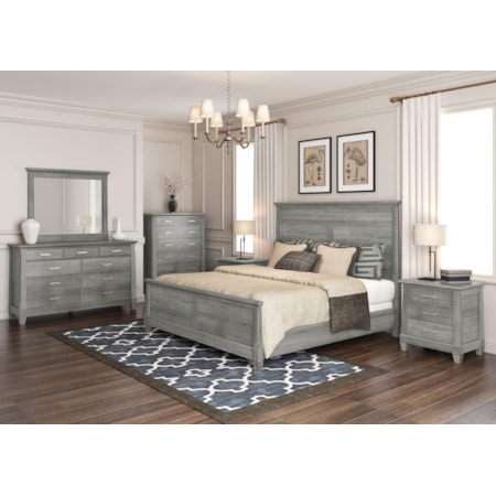 King Panel Bed