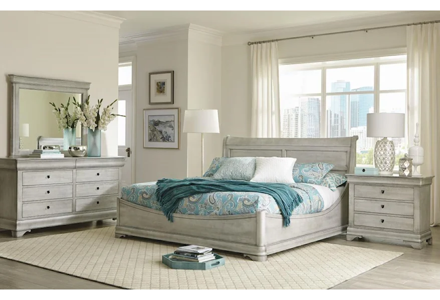 Chateau Fontaine Queen Euro Bed by Durham at Stoney Creek Furniture 