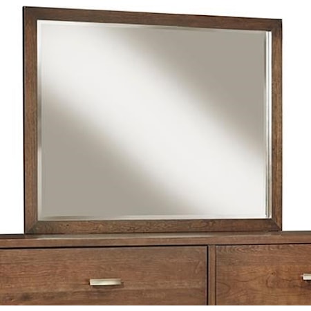 Vertical Mirror with Solid Wood Frame