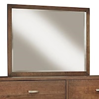 Vertical Mirror with Solid Wood Frame