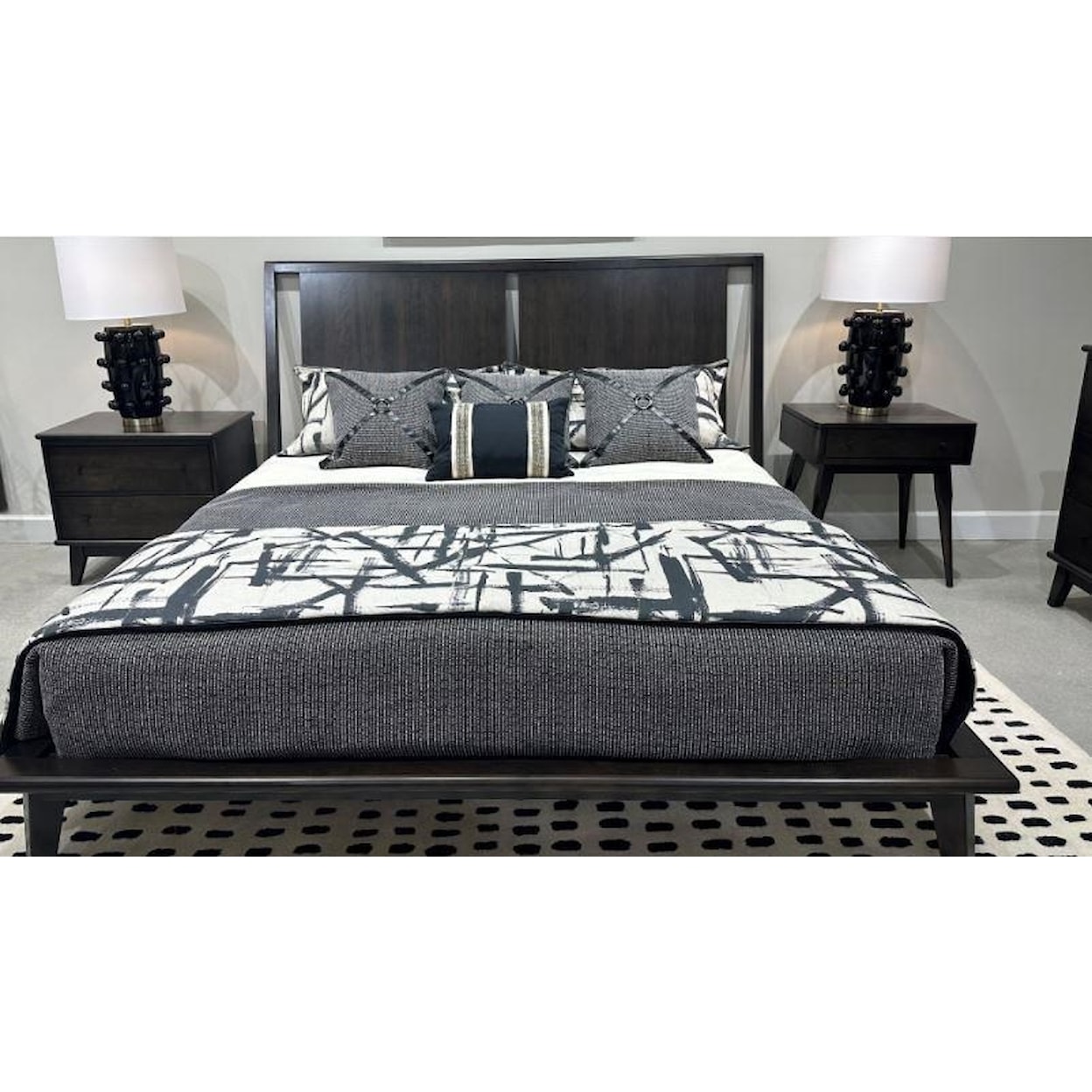 Durham Gentry King High Headboard Bed