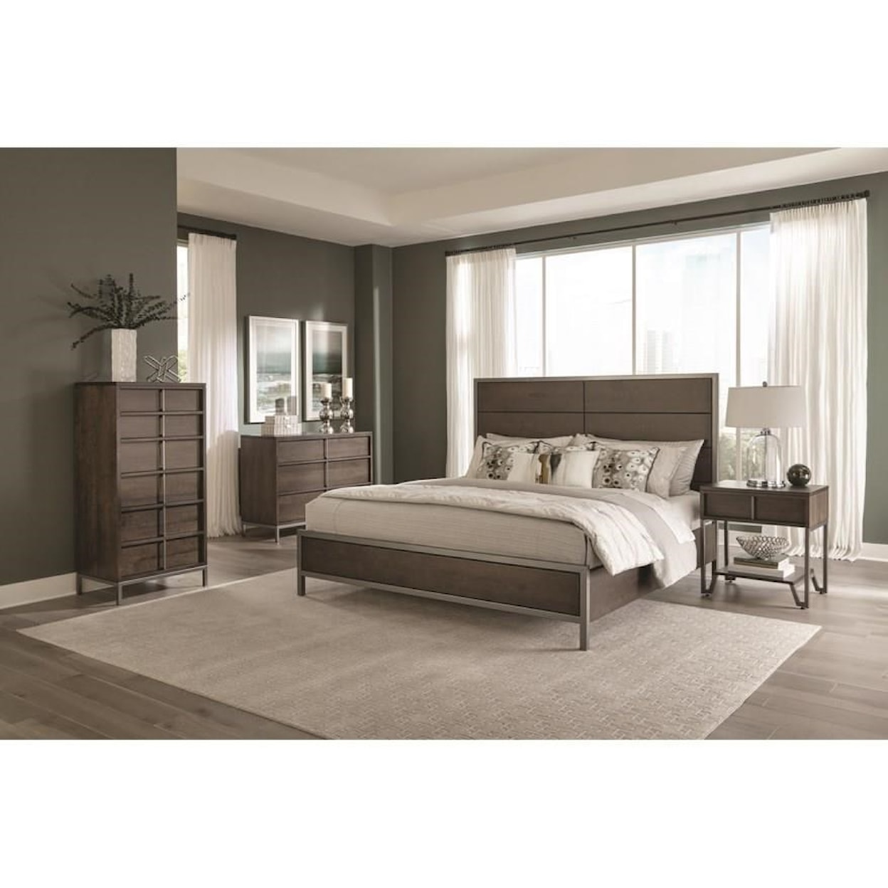 Durham Milestone Queen Panel Bed