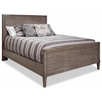 King Bed with Slatted Design