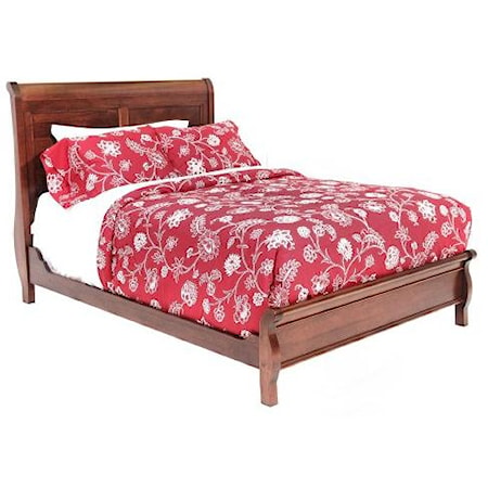 Twin Size Sleigh Bed 