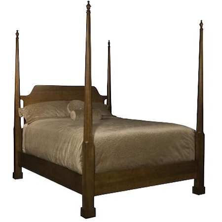 Queen Size Pencil Poster Bed