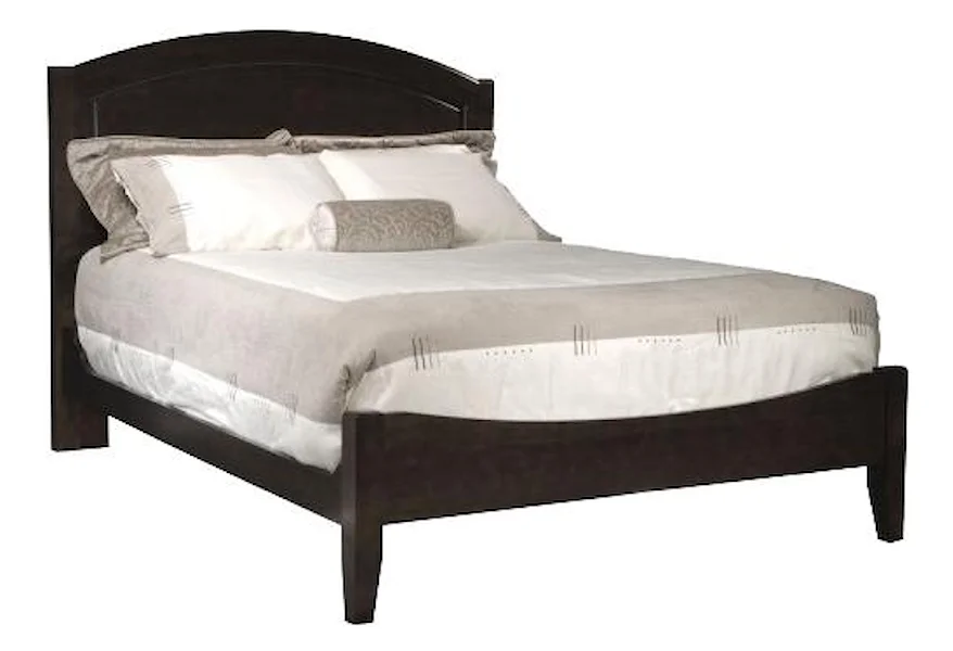 Solid Choices King Size Rounded Panel Bed by Durham at Stoney Creek Furniture 