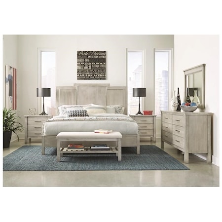 Queen Panel Bed