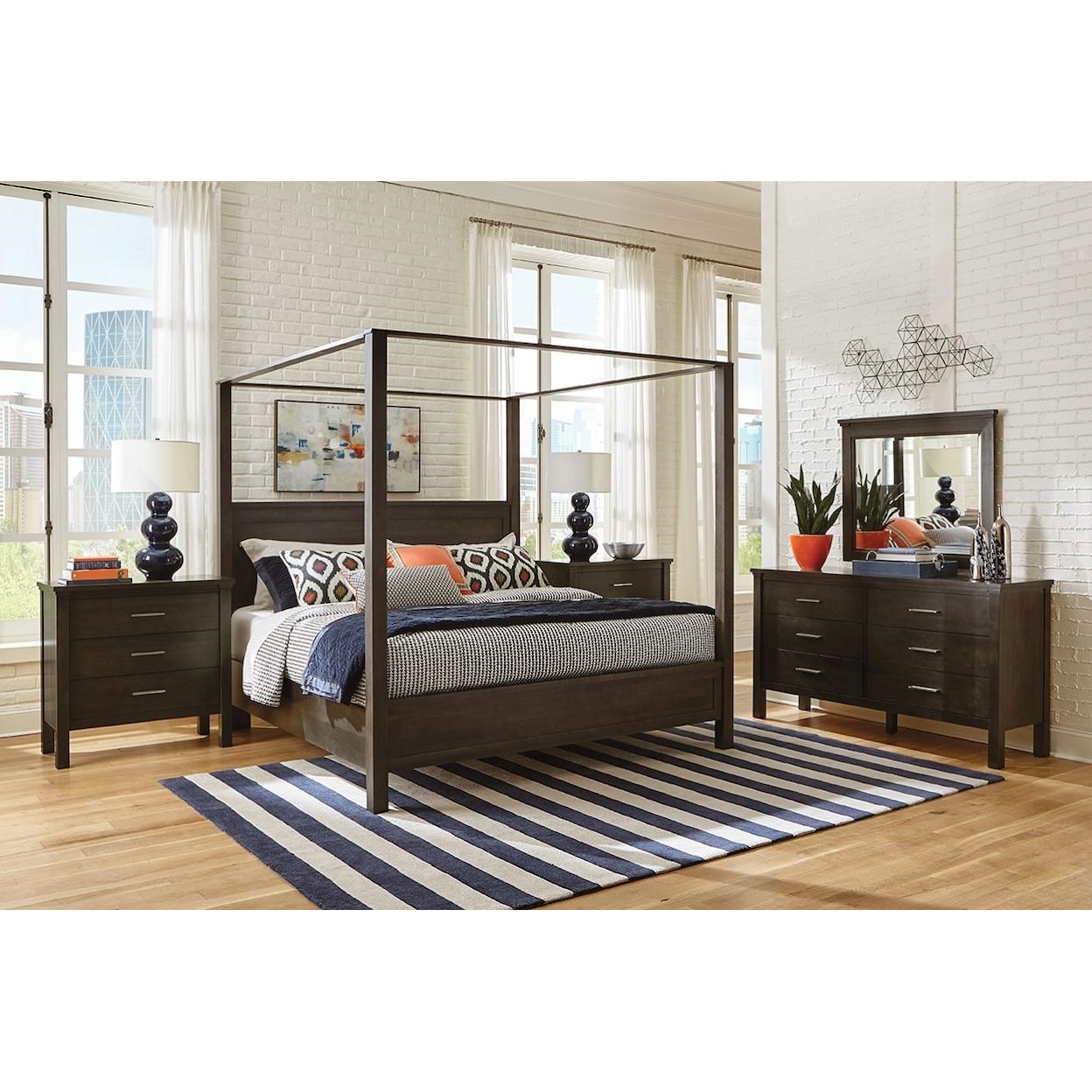 Durham Studio 19 Queen Poster Bed with Canopy