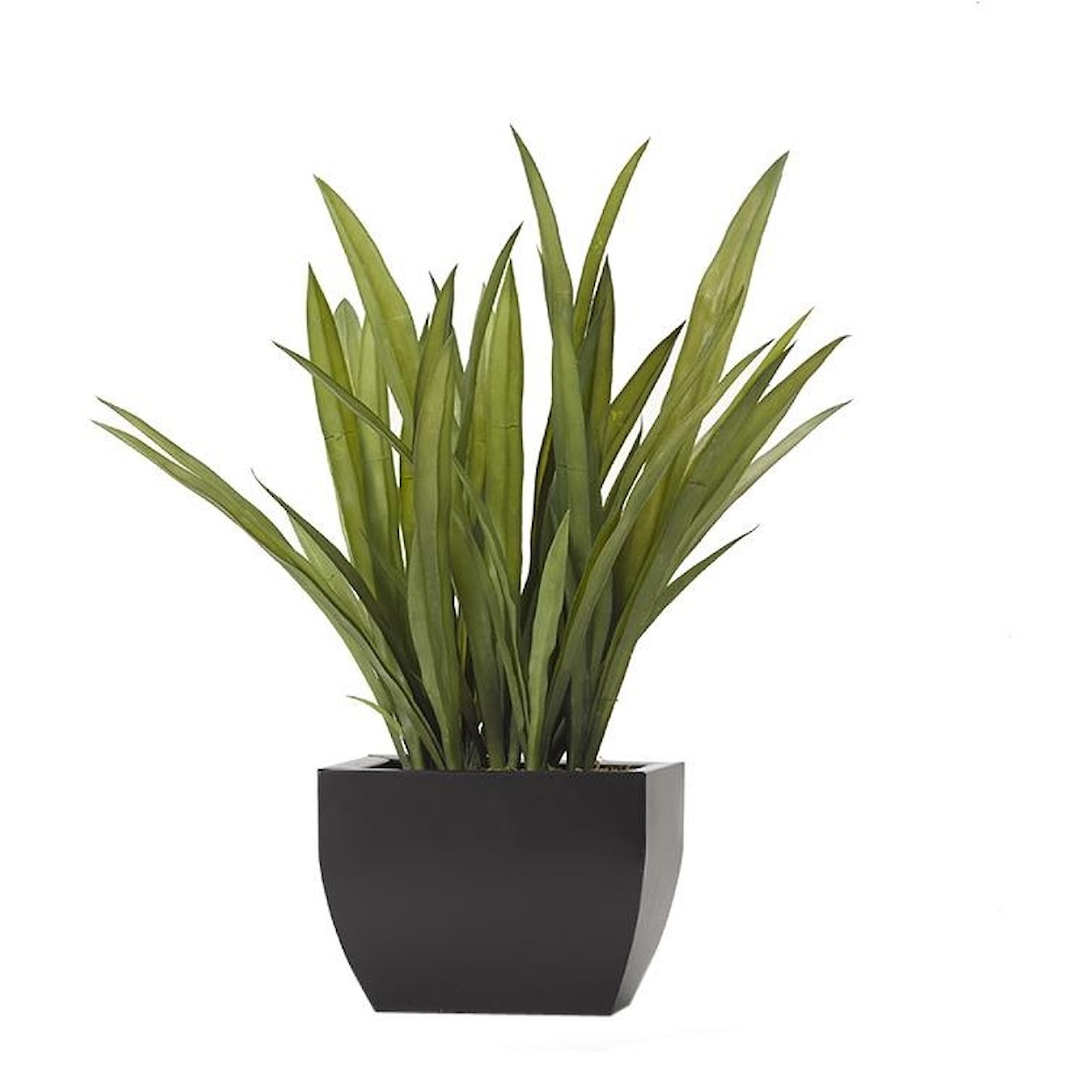 D&W Silks Table Top Tall Orchid Foliage in Planter