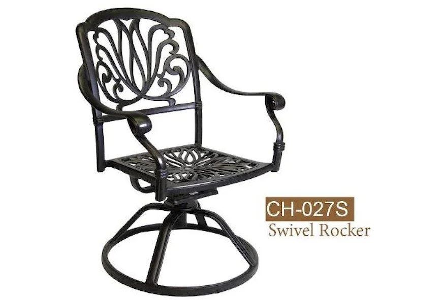 Lillian Swivel Dining Chair With CUSHION by DWL Garden Furniture at Johnny Janosik