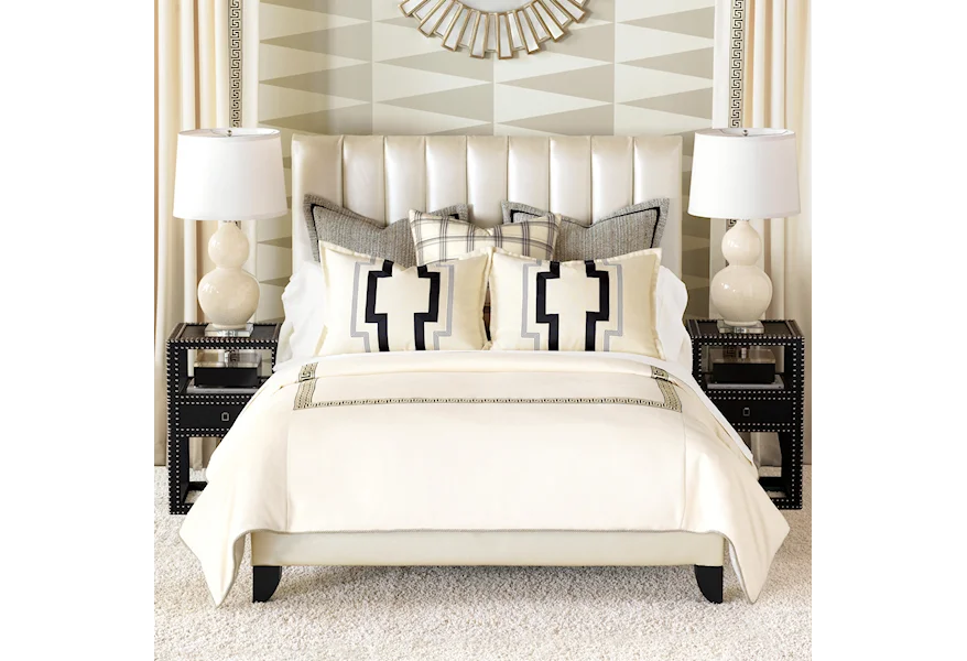 Abernathy Cal King Hand-Tacked Comforter by Eastern Accents at Alison Craig Home Furnishings