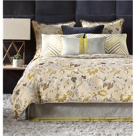 Queen Button-Tufted Comforter