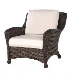 Club Chair with 6 Inch Seat and Backrest Cushions