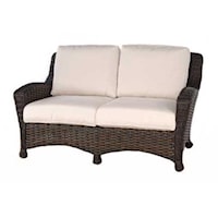 Loveseat with 6 inch Seat and Backrest Cushions