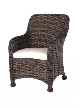 Dining Arm Chair with Seat Cushion