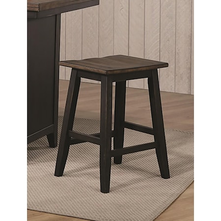 24" SADDLE STOOL