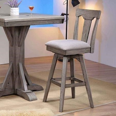 30 Inch Panel Back Bar Stool