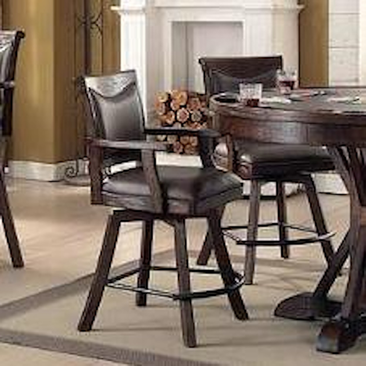 E.C.I. Furniture Gettysburg Spectator Counter Height Stool