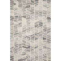 2'-6" X 7'-6" Silver / Ivory Rug