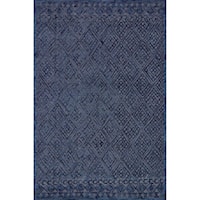 7'-9" x 9'-9" Navy Wool | Cotton Rug