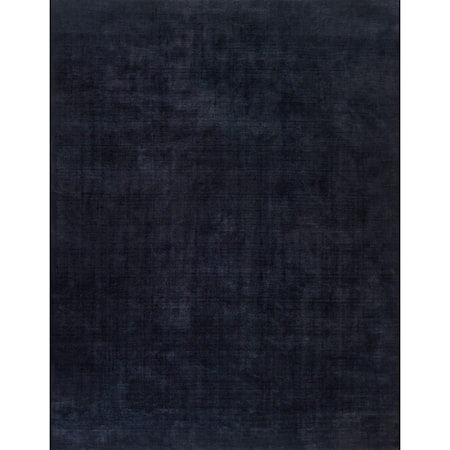 4'-0" x 6'-0" Midnight Viscose | Wool Rug