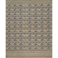 7'-9" x 9'-9" Charcoal / Natural Wool | Polyester Rug