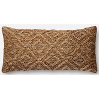 1' X 2'-3" Cover w/Poly Natural Jute | Cotton  Pillow